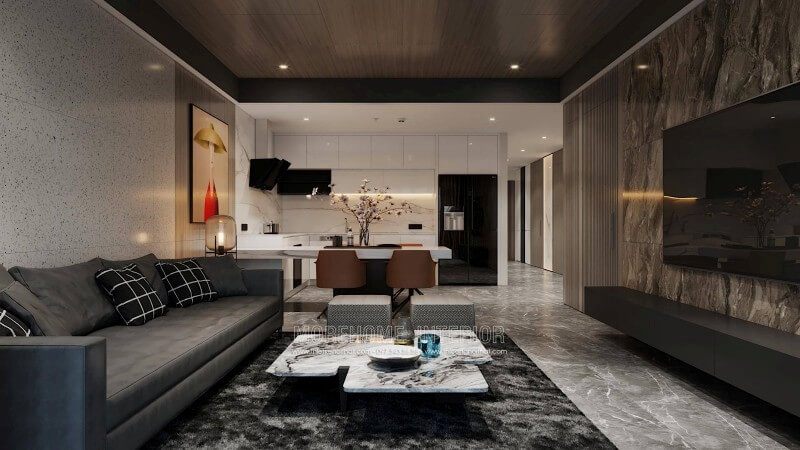#15 Ý tưởng kệ tivi chung cư ấn tượng trong thiết kế căn hộ chung cư 2022-2025